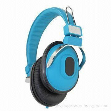 Headphone with 3.5mm Stereo Plug and 20 to 20kHz Frequency, Perfect for DVDs/CDs/MP3/Apple's iPod